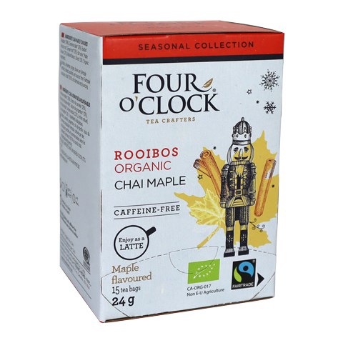 Four O ' Clock, Maple Winter Tea Chai Rooibos